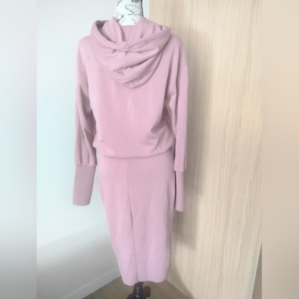 Armani Exchange Women's Pink Hoodie Super Soft Dress S Small - Picture 4 of 4